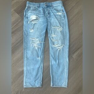 Distressed Light Blue Women's Jeans